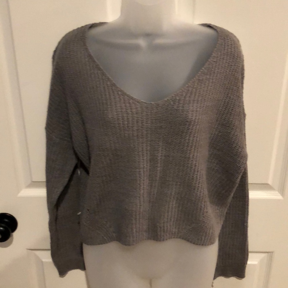 Pull over Grey Sweater